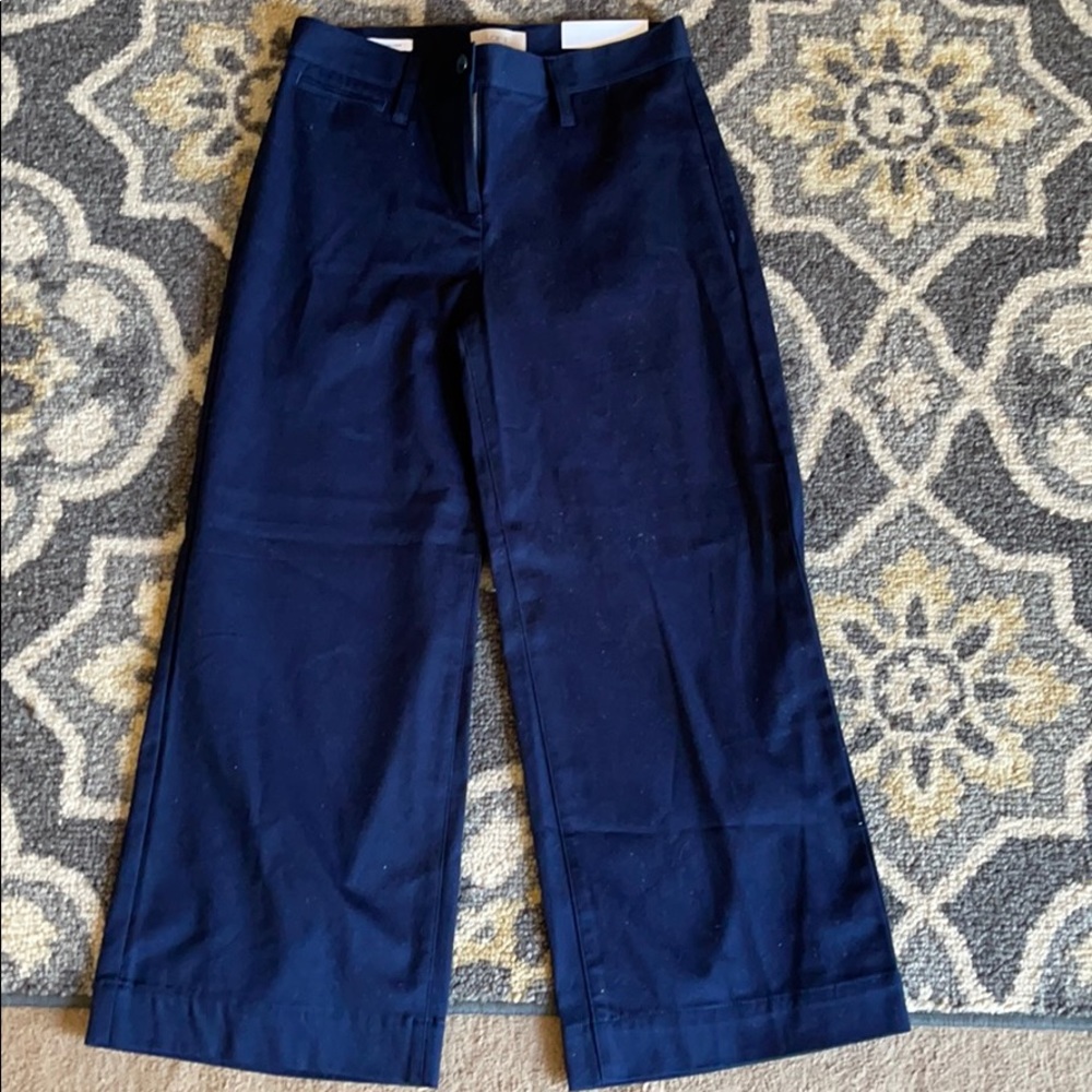 Loft pants wide leg crop